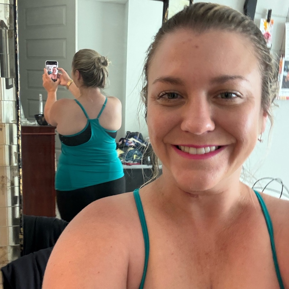Nike Teal Athletic Tank Top - Picture 5 of 6